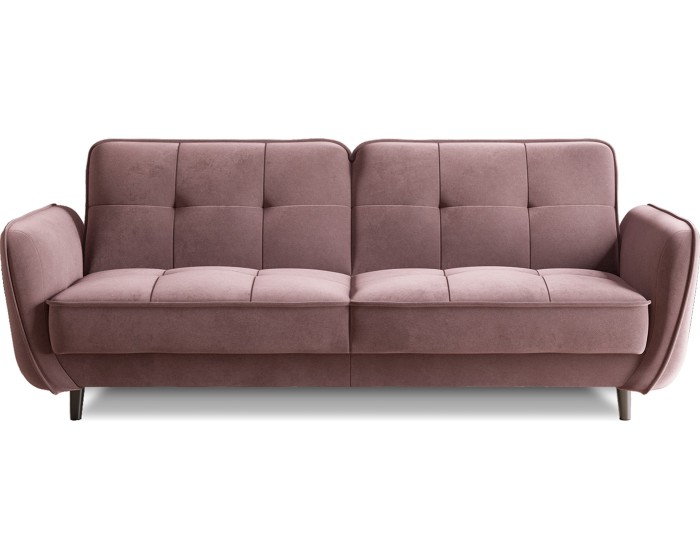 Rozkládací pohovka BELLIS 220 cm Velvetmat 24 růžová