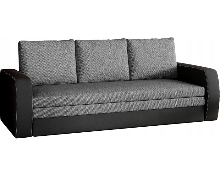 Rozkládací pohovka INVERSA 220 cm Sawana 05/Soft 11 tmavě šedá