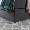 Dvoulůžková postel INEZ 140x200 eko kůže Soft 11 černá