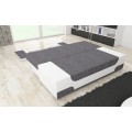 Rozkládací pohovka AREA 200 cm Berlin 03/Soft 66 béžovo-hnědá