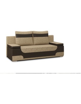 Rozkládací pohovka AREA 200 cm Berlin 03/Soft 66 béžovo-hnědá