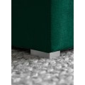 Dvoulůžková postel VIVRE 140x200 Monolith 37 tmavě zelená