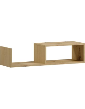 Nástěnná police Vellia 80 cm dub Artisan