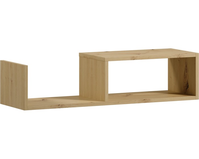 Nástěnná police Vellia 80 cm dub Artisan
