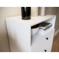 Komoda Dullum 60 cm bílá