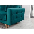Rozkládací pohovka ASGARD 233 cm Mat Velvet 75 zelená