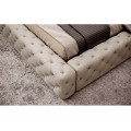 Dvoulůžková postel PRINCCE 140x200 Softis 33 béžová
