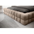 Dvoulůžková postel DIZZLE 180x200 se zvedacím roštem Amore 18 béžová