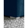 Dvoulůžková postel VIVRE 140x200 Monolith 77 tmavě modrá
