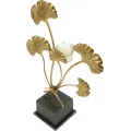 Svícen Iris 44 cm zlatý/černý