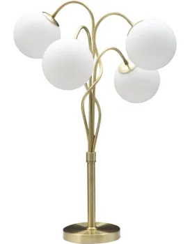 Stolní lampa Glamy 4 Light 74 cm zlatá