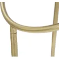 Odkládací stolek Ring 40 cm černo-zlatý