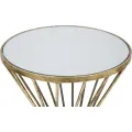 Odkládací stolek Hypnos 70 cm zlatý