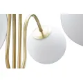Stojací lampa Glamy 176 cm bílá/zlatá
