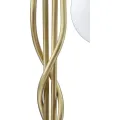 Stojací lampa Glamy 176 cm bílá/zlatá