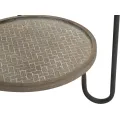 Odkládací stolek Arex 48 cm černý/hnědý