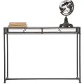 Konzolový stolek Essential 110 cm černý/hnědý
