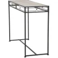 Konzolový stolek Essential 110 cm černý/hnědý