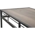 Konzolový stolek Essential 110 cm černý/hnědý