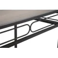 Konzolový stolek Essential 110 cm černý/hnědý