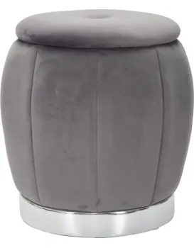 Taburet PARIS 43 cm šedý