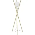 Stojací lampa Glamy 155 cm bílá/zlatá