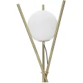 Stojací lampa Glamy 155 cm bílá/zlatá