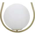 Závěsný lustr Glamy 46 cm bílý/zlatý