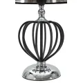 Stolní lampa Darky Silver 44,5 cm černo-stříbrná