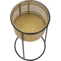 Stojan na květiny Simply 50 cm černo-zlatý