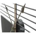 Kovové nástěnné hodiny Stick 60 cm černé/zlaté