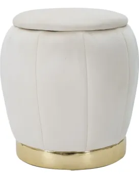 Taburet PARIS 43 cm krémový