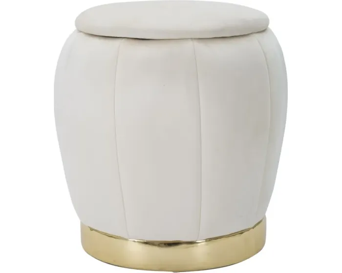 Taburet PARIS 43 cm krémový