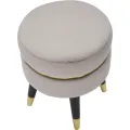 Taburet PARIS 35 cm šedý