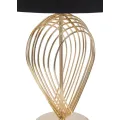 Stolní lampa Maxt 53,5 cm černo-zlatá