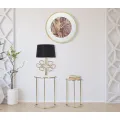 Nástěnné hodiny Mirror 60 cm zlaté/vícebarevné