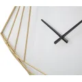 Nástěnné hodiny Line 85 cm zlaté/bílé