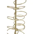 Kovový svícen Rings 50 cm zlatý/mramor