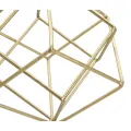 Kovová dekorace Cube 52,5 cm zlatá