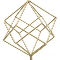 Kovová dekorace Cube 41,5 cm zlatá