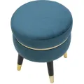 Taburet PARIS 35 cm tyrkysový
