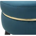 Taburet PARIS 35 cm tyrkysový