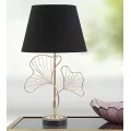 Stolní lampa Leaves 60 cm černo-zlatá