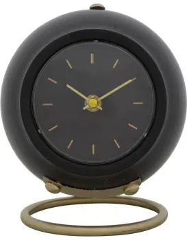 Stolní hodiny Ball 19 cm černé/zlaté