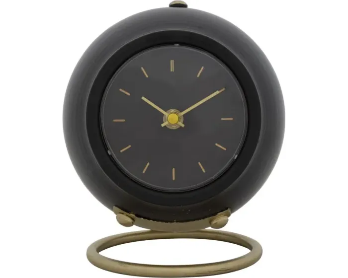 Stolní hodiny Ball 19 cm černé/zlaté