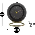 Stolní hodiny Ball 19 cm černé/zlaté