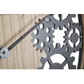 Nástěnné hodiny Grand 60 cm hnědé/černé
