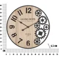 Nástěnné hodiny Grand 60 cm hnědé/černé