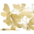 Sada nástěnných polic Butterflies 2 ks zlatá