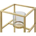 Svícen Elegant 35 cm zlatý